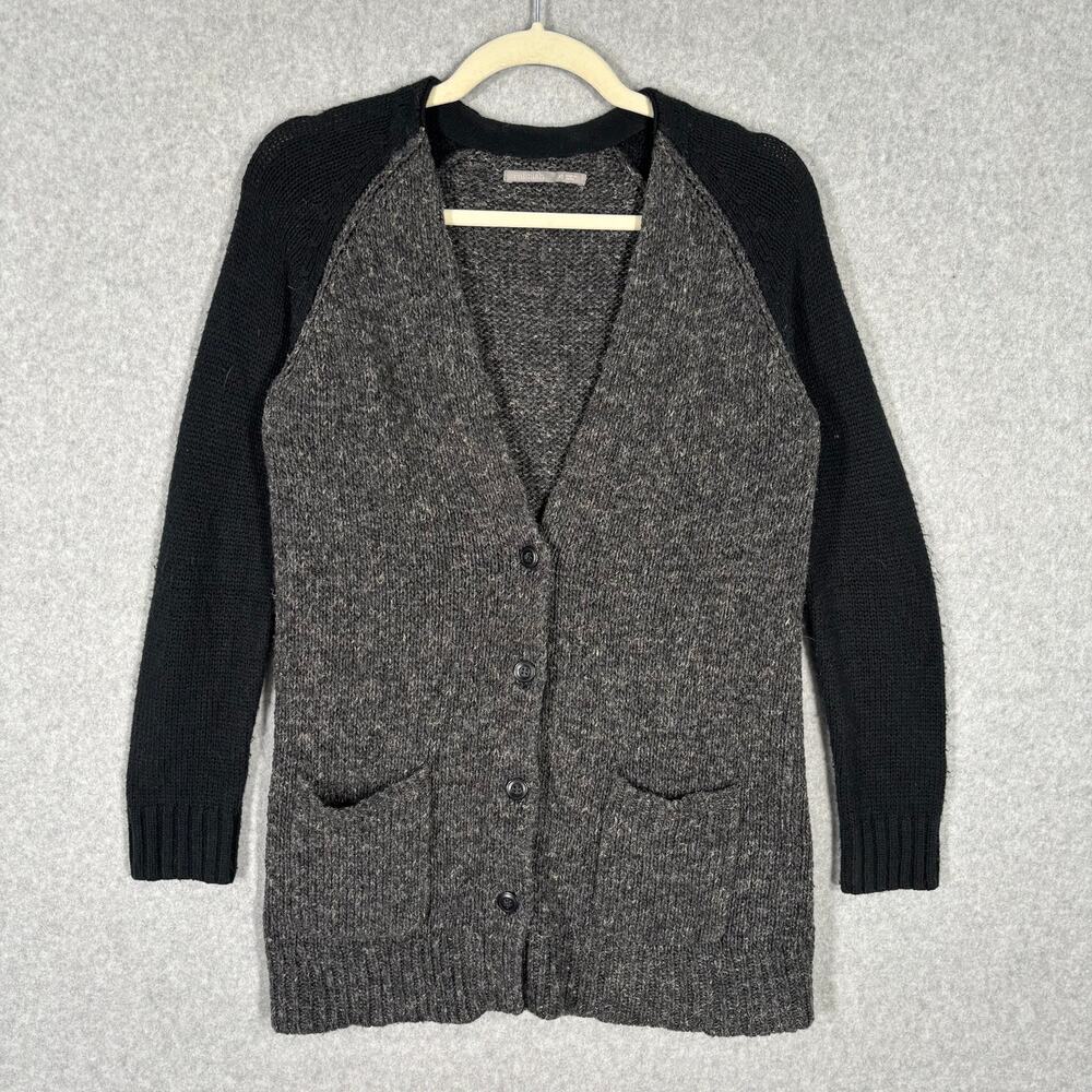 Rubbish Cardigan Sweater Womens XS Button Tunic Grandpa Grunge‎ Fuzzy Pocket